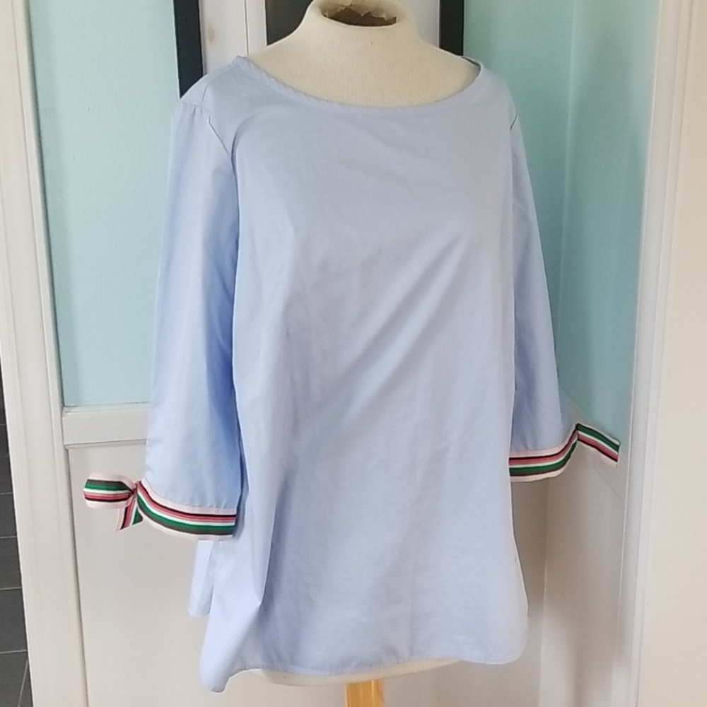 TALBOTS WOMEN TUNIC BLOUSE